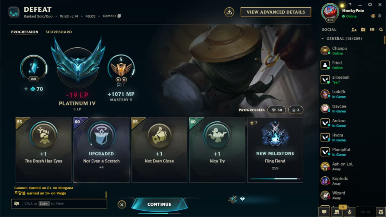 Platinum Today - Or I quit league… - ZPapz VOD on KICK