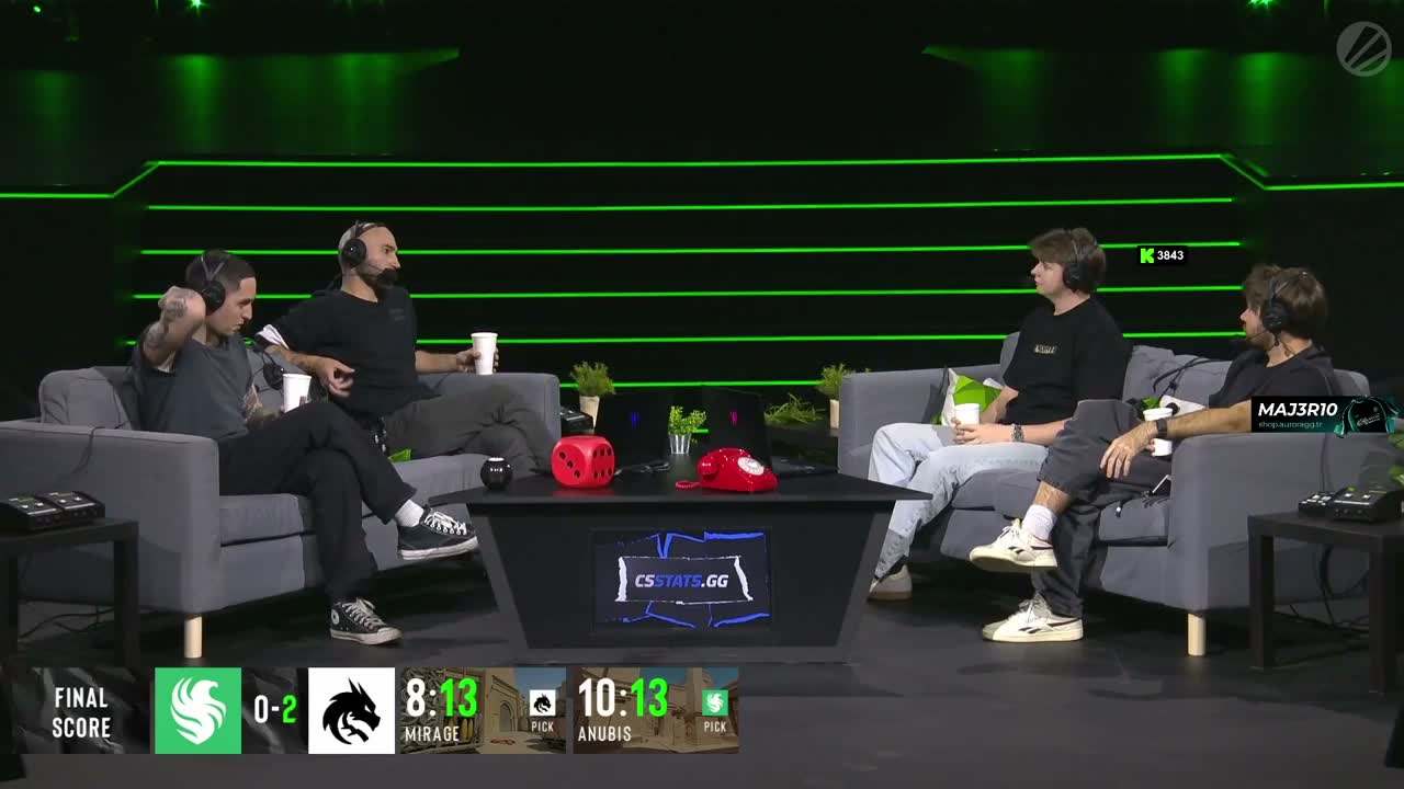 Falcons vs Spirit - CS2 - ESL Pro… - MAJ3R VOD on KICK