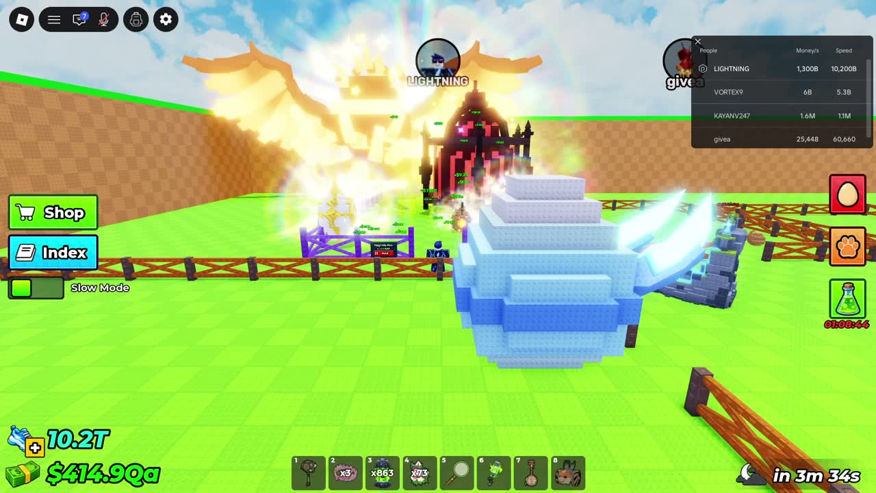 STEAL AN EGG ROBLOX LIVE - LIGHTNING_YT VOD on KICK