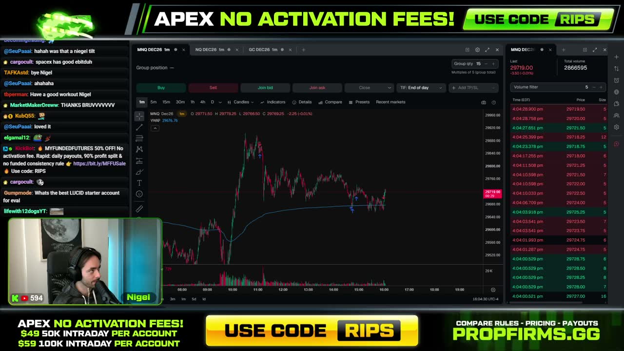 DAY TRADING LIVE | RIPS NATION | FREE… - RIPS VOD on KICK